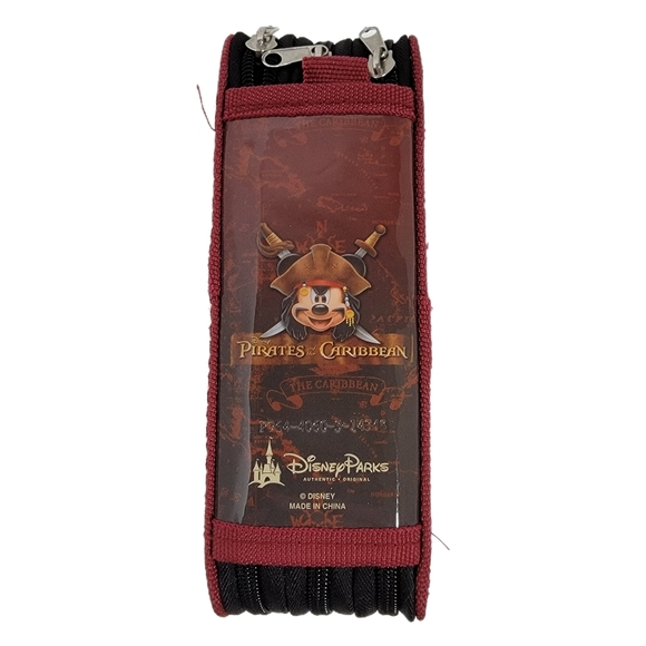 Disney Parks Mickey Mouse Pirates of the Caribbean Zip Art Set Pencil Case T18 - Picture 4 of 8